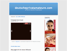 Tablet Screenshot of deutscheprivatamateure.com